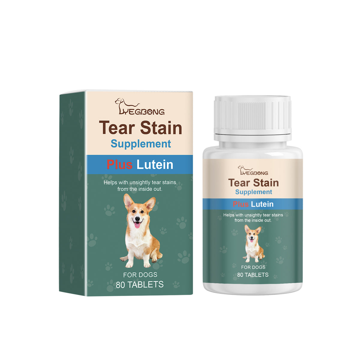 Tear-Stained Eye Care Tablet For Dogs To Gently Clean Tear-Stained Eye Stains For Pet Dogs - V.I.P Digital Presence