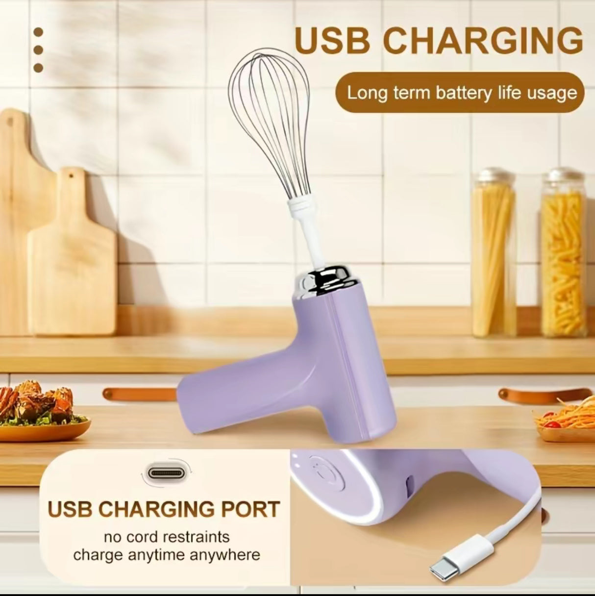WhipCharge Hand Mixer