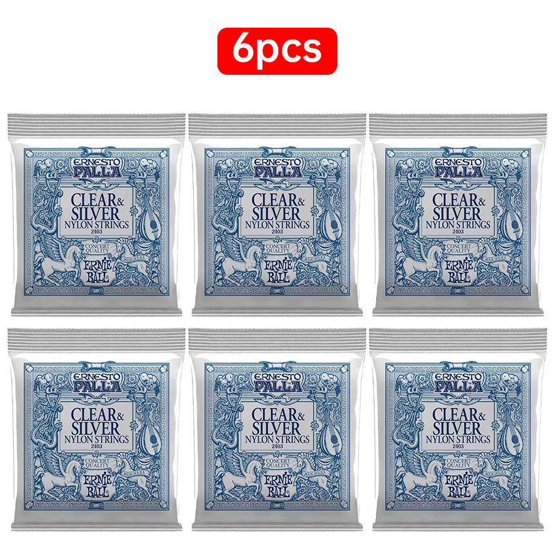 6 sets of Ernie Ball 2003-2008Folk strings,2403-2409classical strings for electric & acoustic guitars - V.I.P Digital Presence