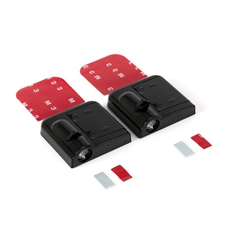 2pcs Wireless Car Projector Light Car Door Light Car Logo LED Laser Projector Welcome Light - V.I.P Digital Presence