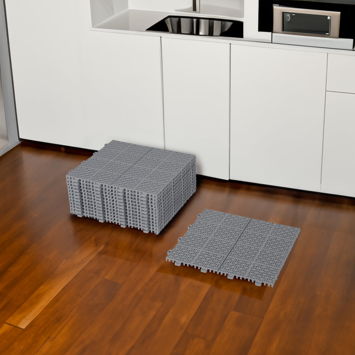 12 x 12 inch gray interlocking deck tiles, plastic waterproof, weighing up to 6613 pounds, with a rose pattern pack of 12 - V.I.P Digital Presence