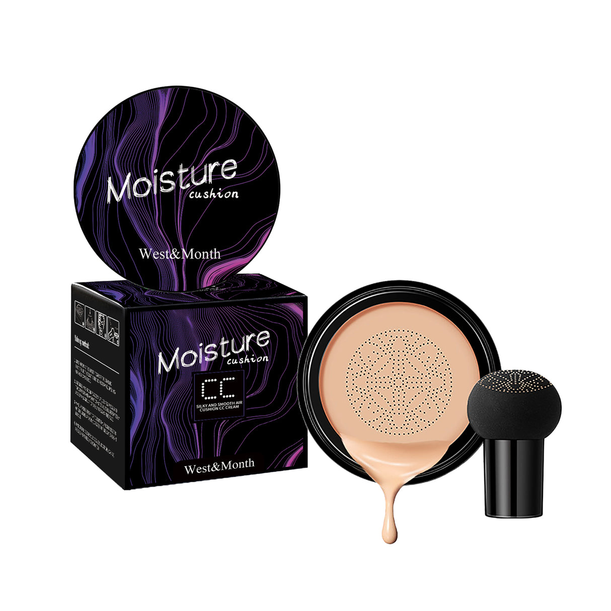 Mushroom Head Air Cushion, Moisturizing Concealer Natural Contortion For A Long Duration And Constant Makeup Makeup Cream - V.I.P Digital Presence