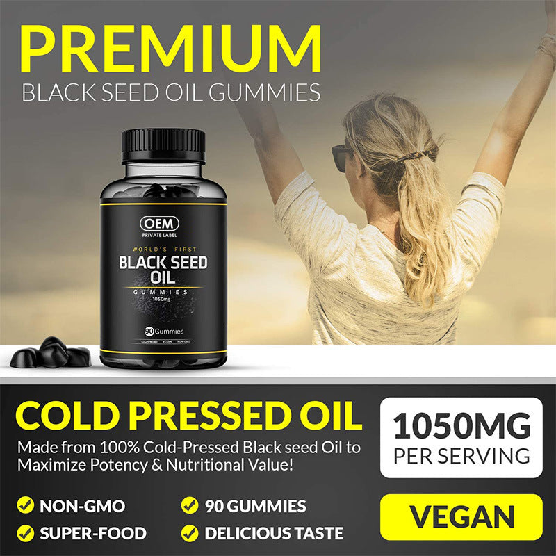Black seed oil gummies hair gummies - V.I.P Digital Presence