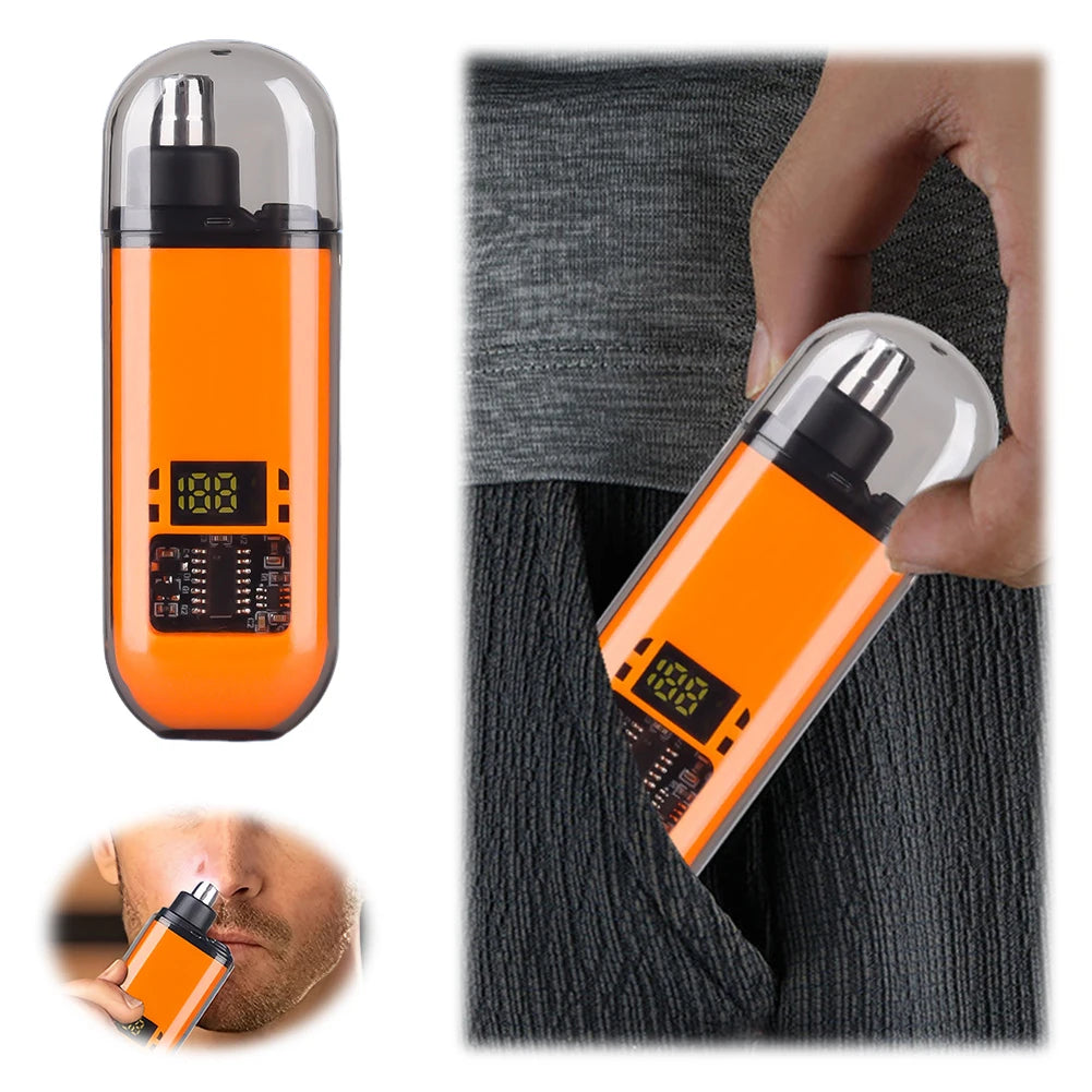 Electric Nose Hair Trimmer USB Charging Nose And Ear Hair Trimmer Portable Electric Nose Hair Clipper Quick Charging For Men - V.I.P Digital Presence