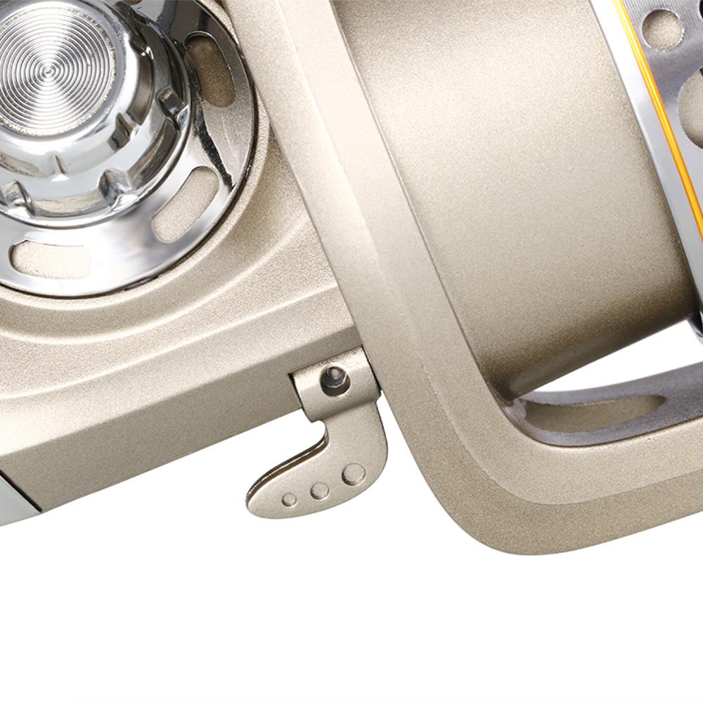 YUMOSHI Lightweight Metal 12BB LC1000-7000 Series 5.5:1 Spinning Fishing Reel Trolling Reel