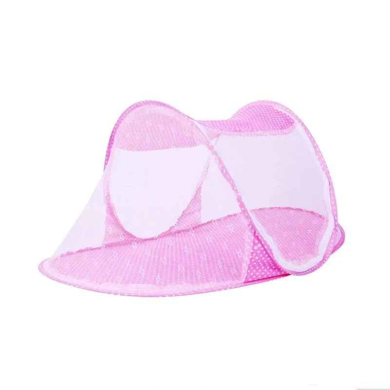 Folding mosquito net with sleeping pad pillow mosquito net bed three piece set music 0-3 year old children's mosquito net - V.I.P Digital Presence