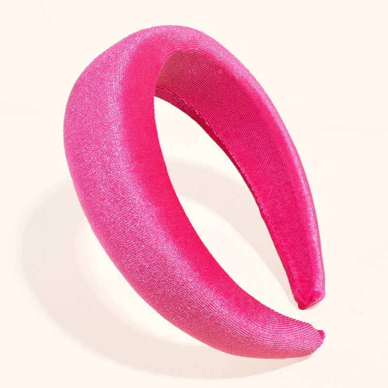 Milk Silk Face Wash Hair Band Velvet Sponge Hair Band Thickened Velvet Black Headband for Women - V.I.P Digital Presence