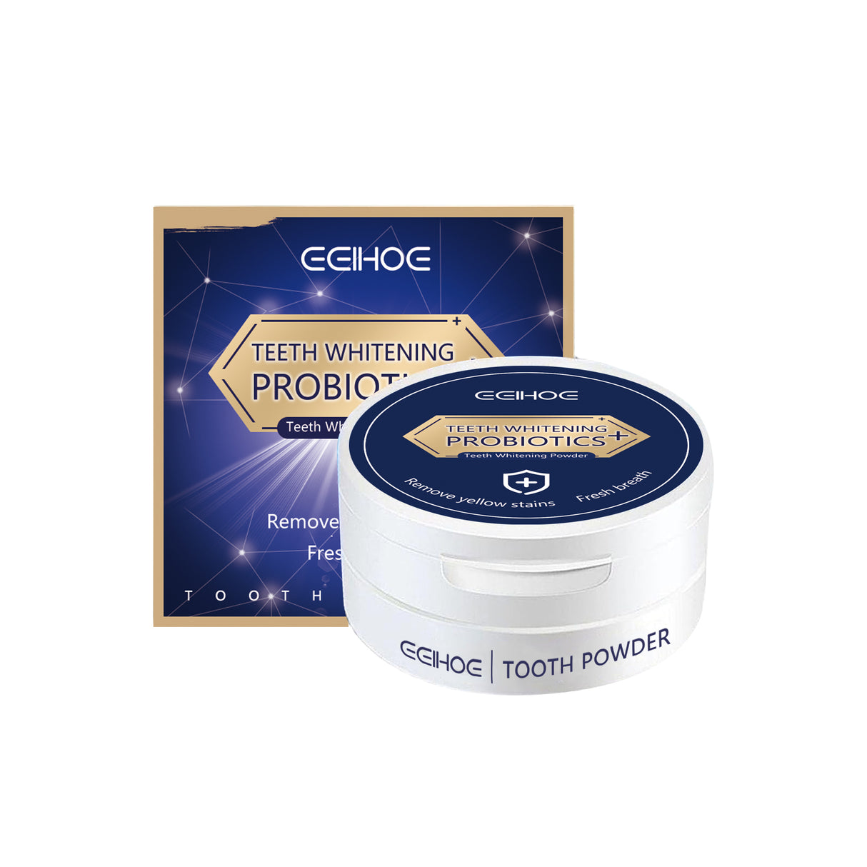 White Tooth Powder, Teeth Cleaning Brightening White Fresh Mouth Beauty Powder - V.I.P Digital Presence