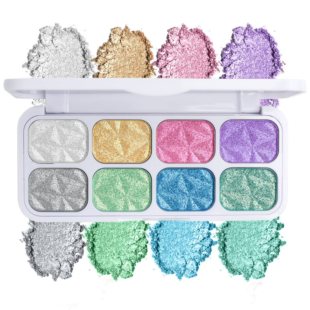 Macaron Chameleon 8 colors Eye Shadow Plate Eyes Makeup High Pigmented Matte Shimmer Eyeshadow - V.I.P Digital Presence