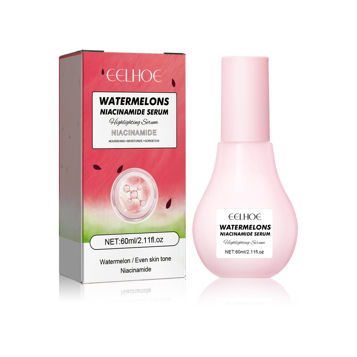 Watermelons Niacinamide Serum, Dilute Spots Firming Haun White Skin Hydrating Moisture Essence - V.I.P Digital Presence