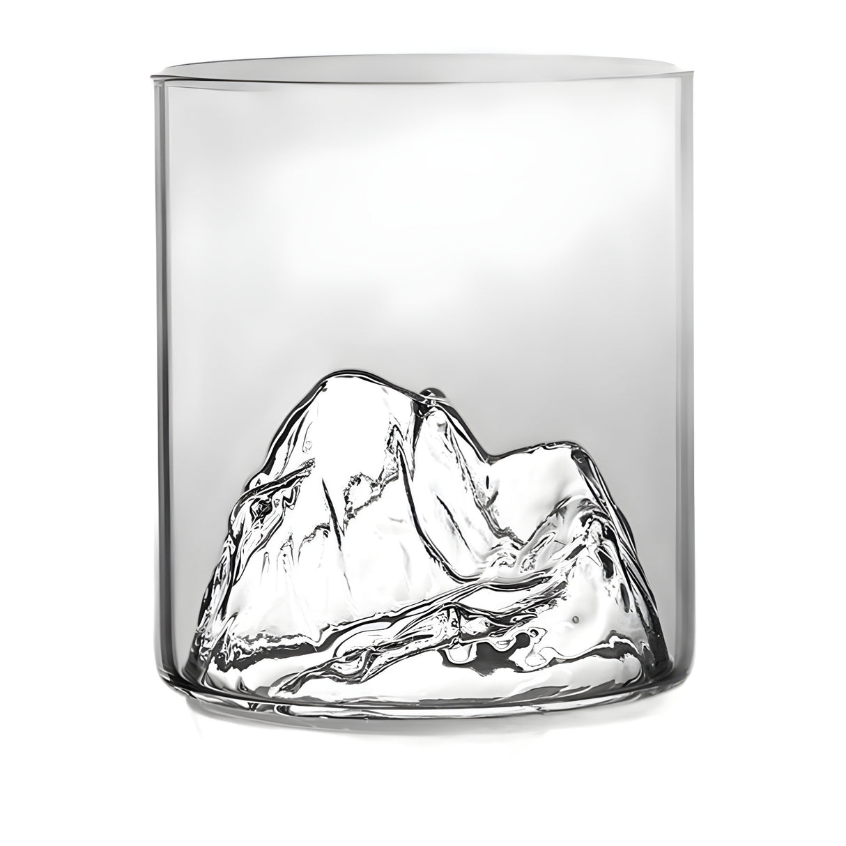 Mountain viewing cup China-Chic style glass transparent household tea cup hot water resistant cup creative Fuji Mountain Tibetan Cup - V.I.P Digital Presence