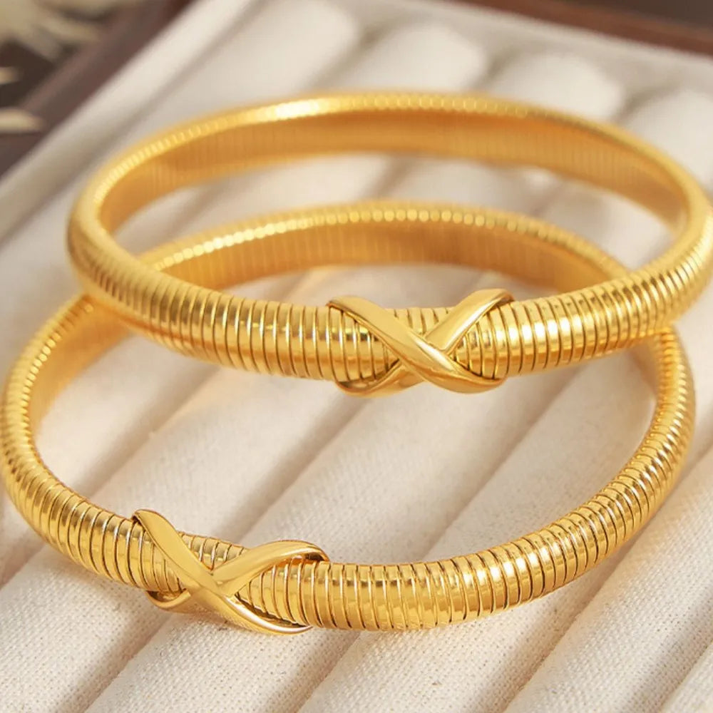 Titanium Steel Spring Shape Bracelet - V.I.P Digital Presence