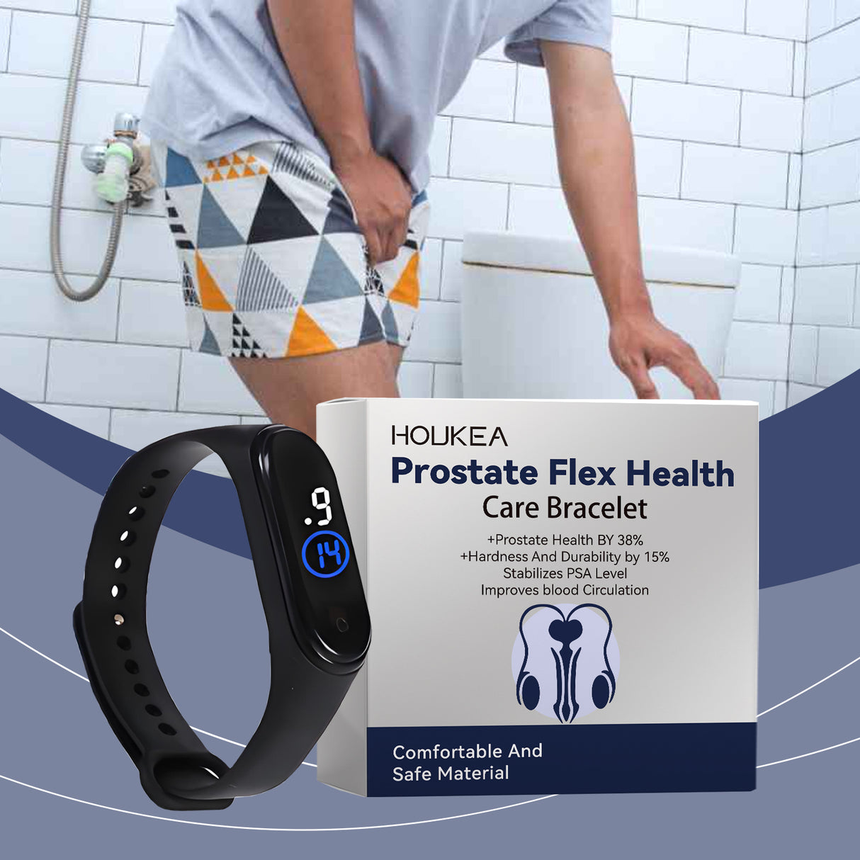 Men's Care Bracelet, Body Relief Discomfort Daily Portable Fashion Wear Gentle Care Bracelet - V.I.P Digital Presence