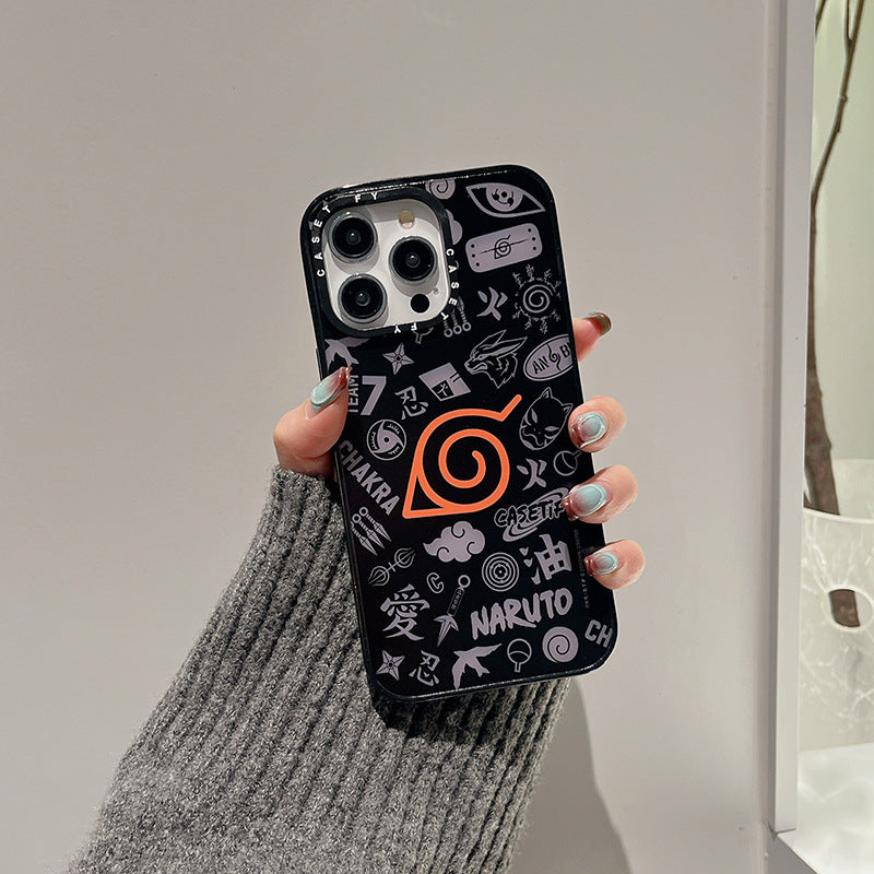 Upgraded version of Naruto suitable for Apple iPhone 15 ProMax phone case 14 Pro trendy brand 13/12 hard case - V.I.P Digital Presence