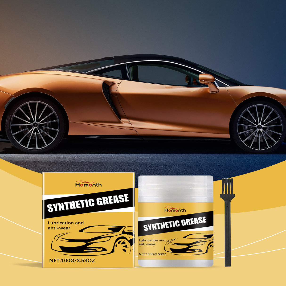 Automotive Care Grease, Automotive Parts Maintenance Multi-Function Lubrication Axle Clean Grease - V.I.P Digital Presence