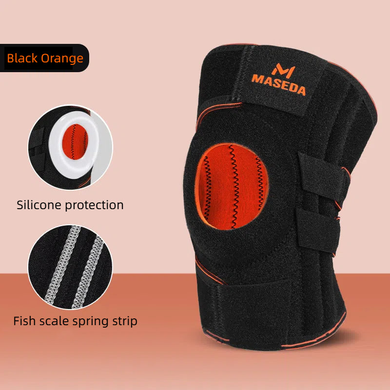 Meniscus Sports Knee Protector Silicone Shock Absorber Stability Patella Knee Protector Support Strip Velcro Adjustable - V.I.P Digital Presence