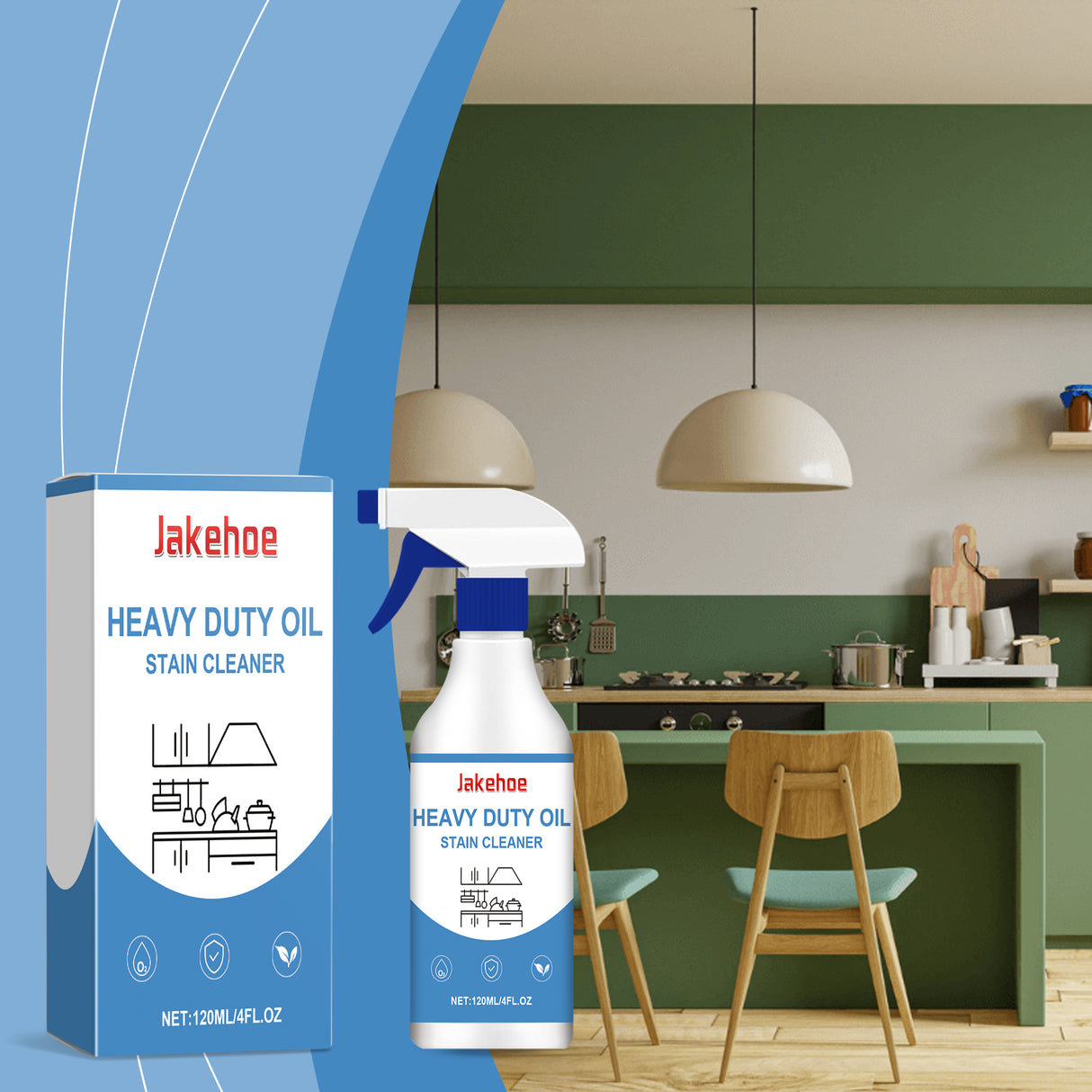 Heavy-Duty Grease Cleaner, Efficient Cleaning Stubborn Grease Kitchen Hood Grease Cleaner - V.I.P Digital Presence