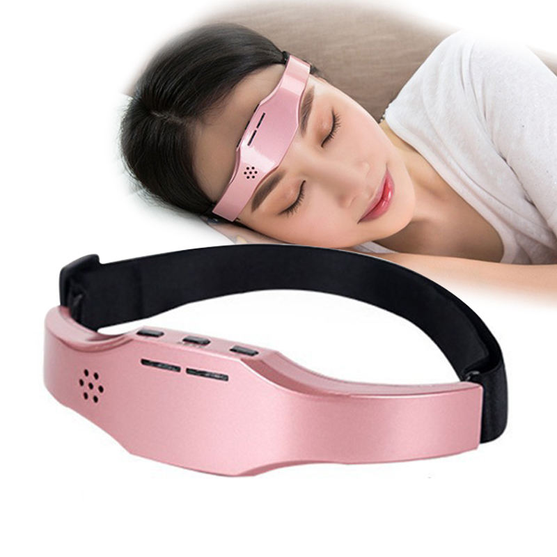 Sleep aid insomnia black pink white gold smart electrotherapy Ems sleep aid device portable massager - V.I.P Digital Presence