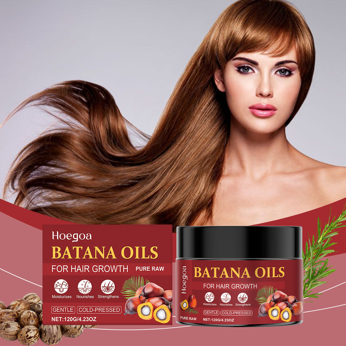 Batana Hair Oil Gentle Repair Nourishing, Supple And Plump Hair Moisturizing And Hydrating Hair Oil - V.I.P Digital Presence