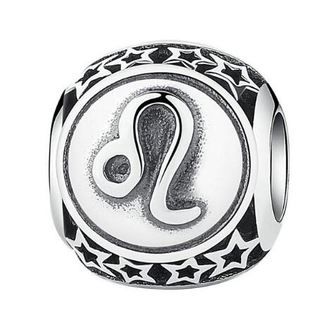 BAMOER 925 Sterling Silver Aquarius Star Sign Zodiac Beads Charms fit Bracelets PSC048 - V.I.P Digital Presence