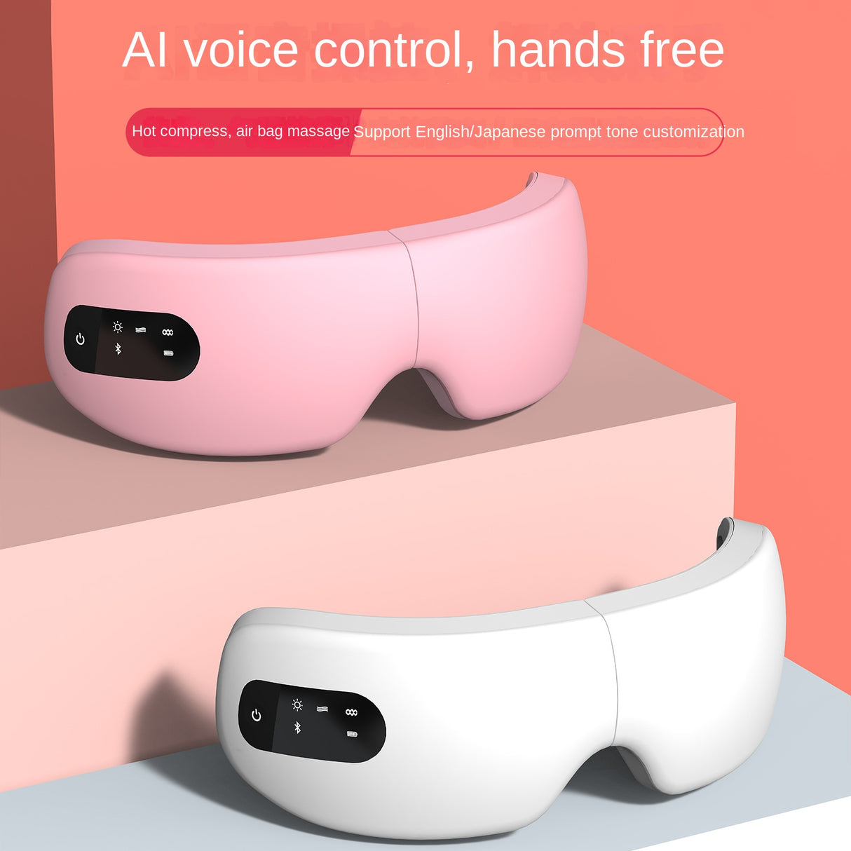 Eye massager airbag vibration intelligent AI voice hot compress eye protection device - V.I.P Digital Presence