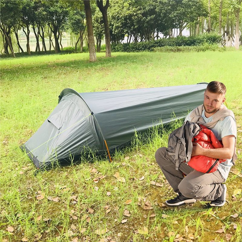 Lightweight single - person camping tent, outdoor camping sleeping bag, hiking travel gear, 2025 novelty - V.I.P Digital Presence