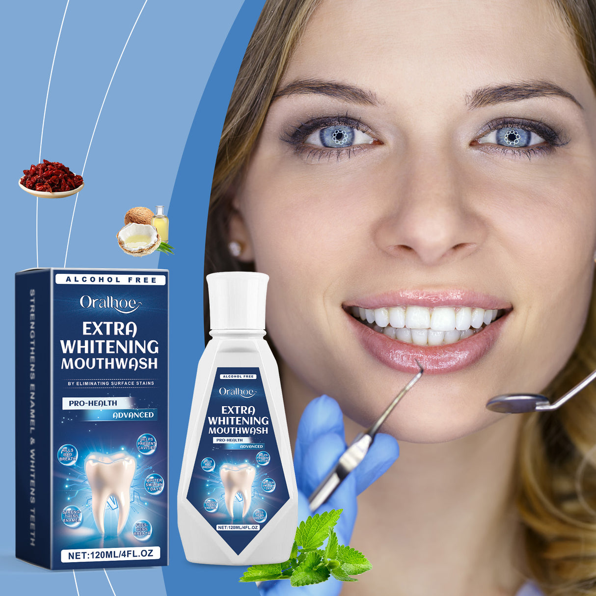 Dental Mouthwash, A Refreshing Minty Mouthwash With Gentle Ingredients To Clean Daily Dental Care - V.I.P Digital Presence