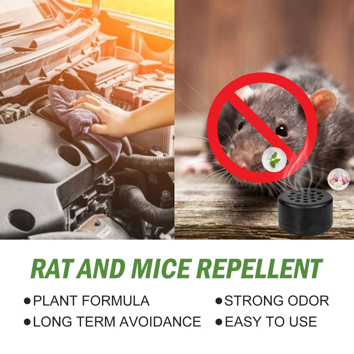 Yegbong 8pcs mice repellant mouse repelling pills car body kitchen office bedroom warehouse sewer pipe rat and mice repellent - V.I.P Digital Presence