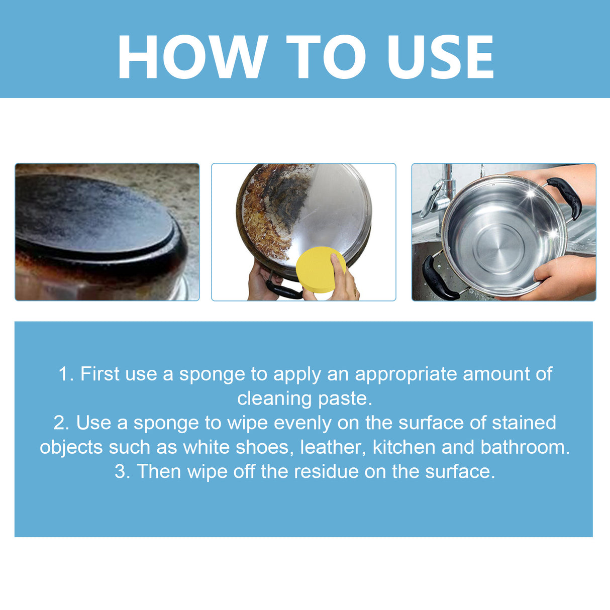 Multiple Purpose Home Decontamination Cream, Kitchen Stove Hood Heavy Oil Stain Scale Cleaning Cream - V.I.P Digital Presence