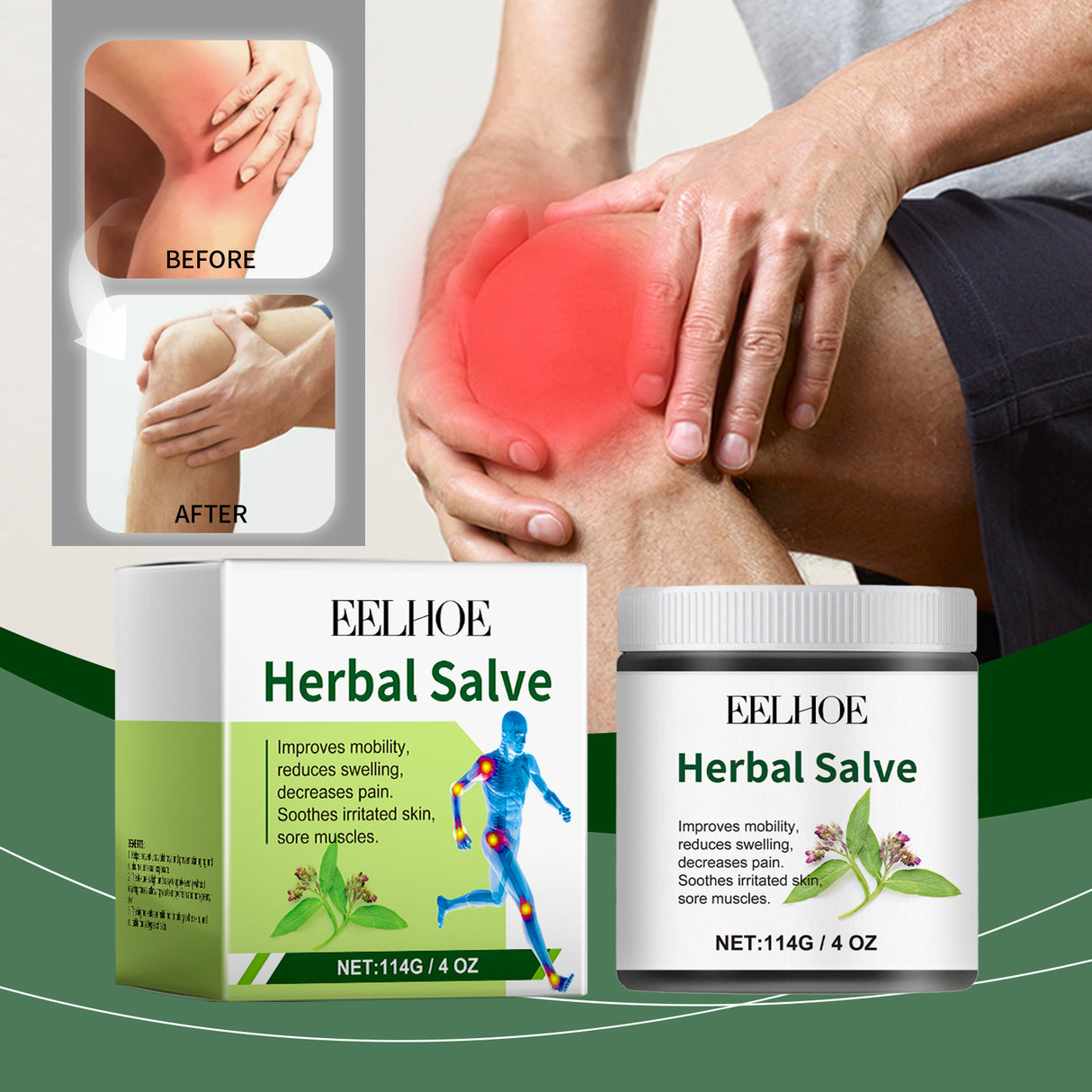 Joint Care Cream, Relieve Pain And Discomfort Of Sore Knees And Wrist Muscles Joint Massage Cream - V.I.P Digital Presence