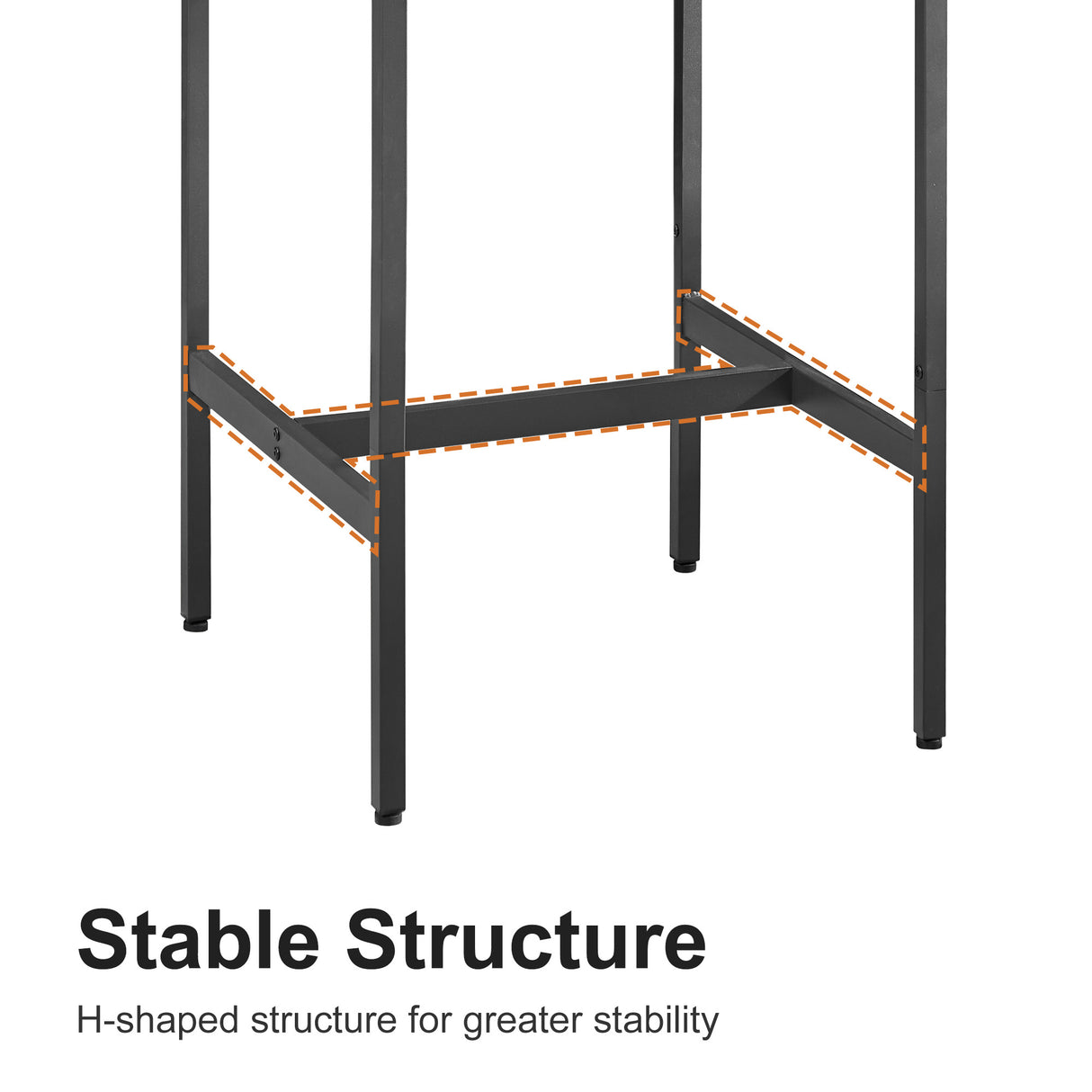 Bar Table Set Square Bar Table with 2 Bar Chairs Industrial Style Bar Chairs for Kitchen Breakfast Table Rustic Brown and Black