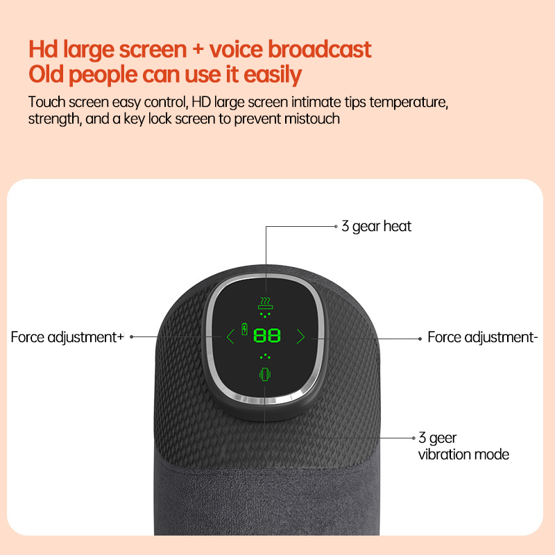 Heated Knee Brace Wrap Pad Dual-use Thermostat Usb Heating Knee Pads For Knee Sprains Strains Arthritis with massage - V.I.P Digital Presence