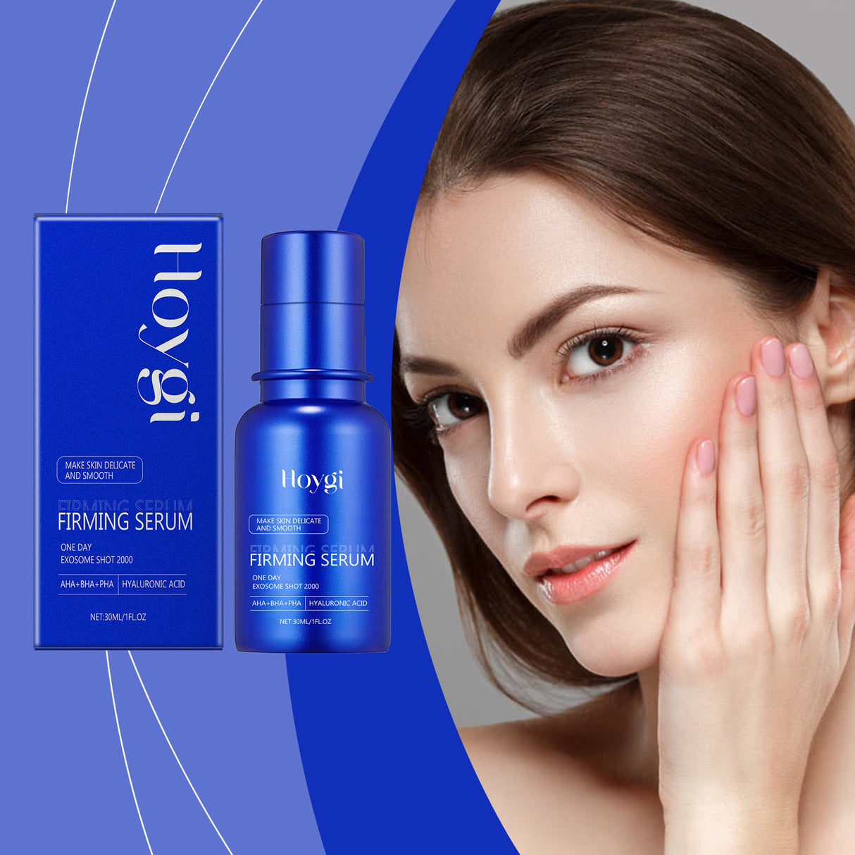 Firming Serum Moisturizes And Hydrates Facial Skin With Firming And Hydrating Daily Skin Care Serum