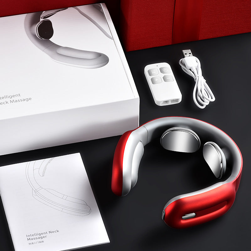 Intelligent cervical massage device, heated shoulder and neck protection device, multi part heating air cushion massager - V.I.P Digital Presence