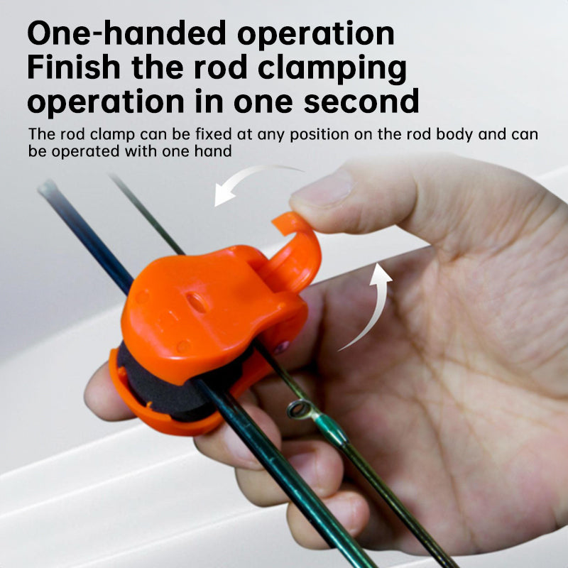 2PCS Fishing Rod Holder Clip - Compact, Wall-Mounted Fixer Strap - V.I.P Digital Presence