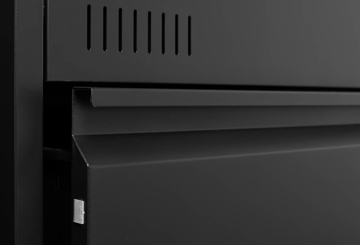 Filing Cabinet Lateral File Cabinet 3 Drawer Blcak Locking Metal File Cabinets Three Drawer - V.I.P Digital Presence