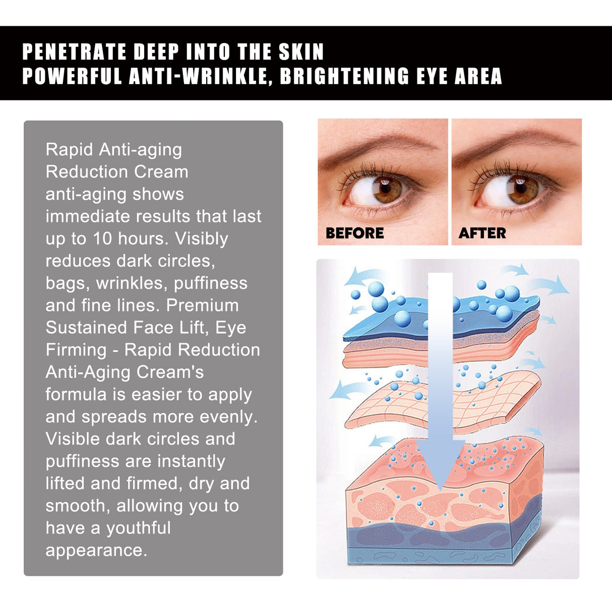 Strawberry Gel Patch Reduces Fine Lines Under Eyes, Bags Under Eyes, Dark Circles, Firming Eyes, Anti-Wrinkle Moisturizing Eye Patch