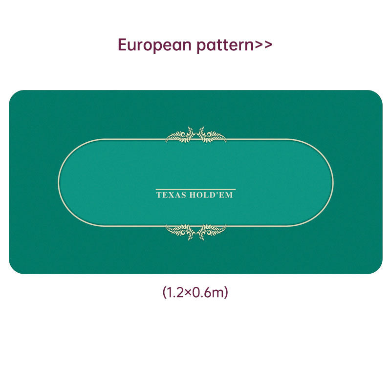 Dezhou playing card pad tablecloth table cushion square round chip rubber cushion playing card table top cushion
