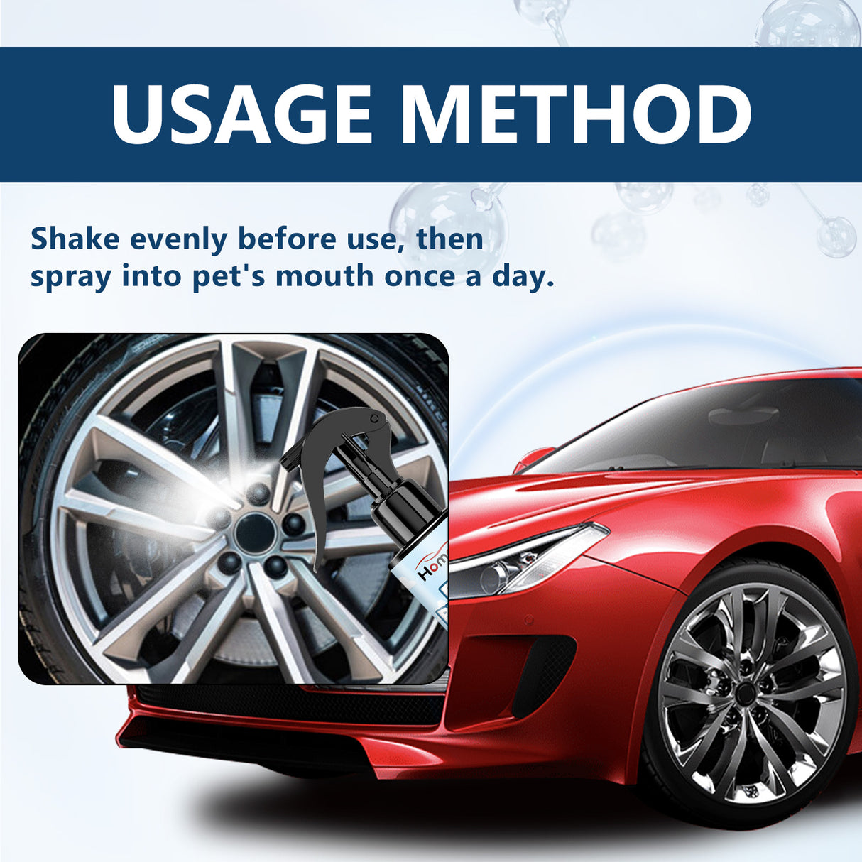 Car Tire Safety Dog Repellent Spray, Tire Protection Portable And Effective Animal Repellent - V.I.P Digital Presence