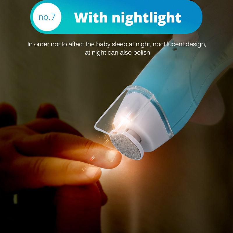 Electric Baby Nail Trimmer USB Charging Kids Infant Baby Cutter Nail Care Baby Trimmer Manicure Clipper Scissors