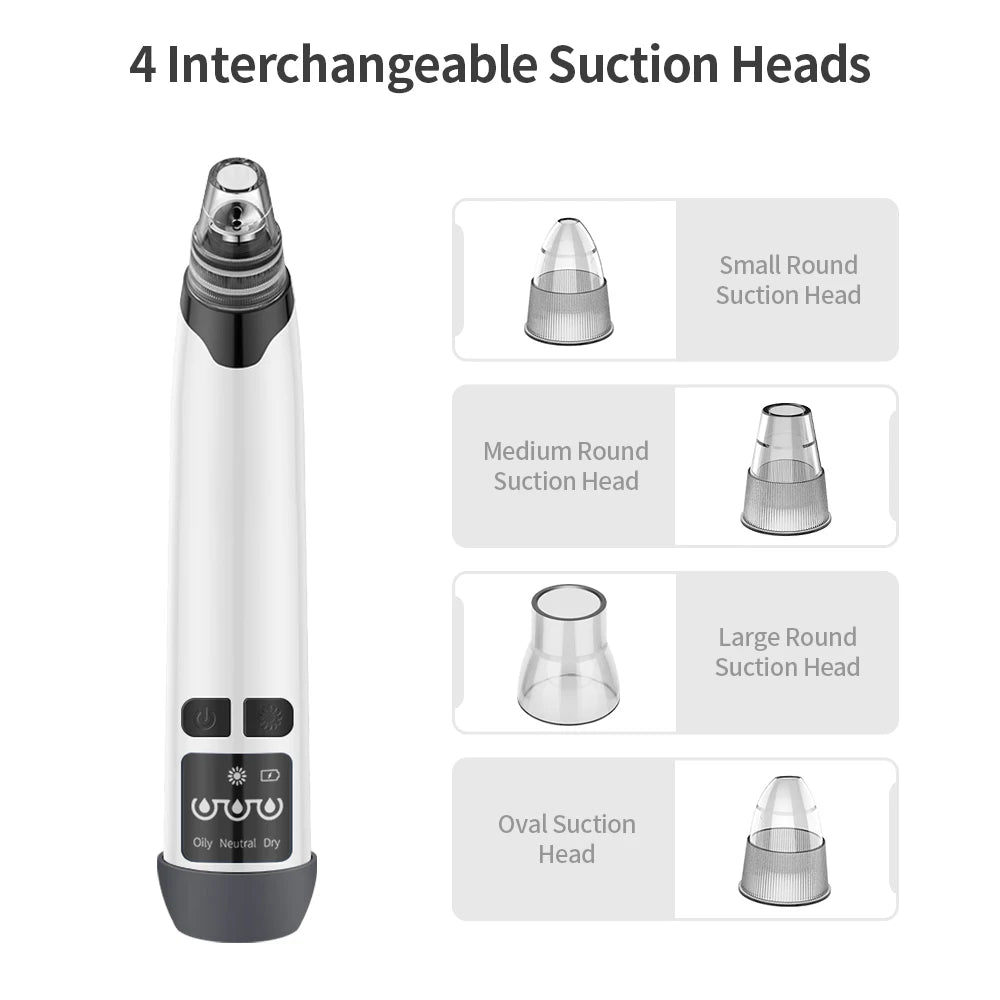 Hot Compress Blackhead Remover Vacuum Suction Acne Pore Cleaner Electric Nose Face Deep Cleansing Skin Care Device Birthday Gift - V.I.P Digital Presence