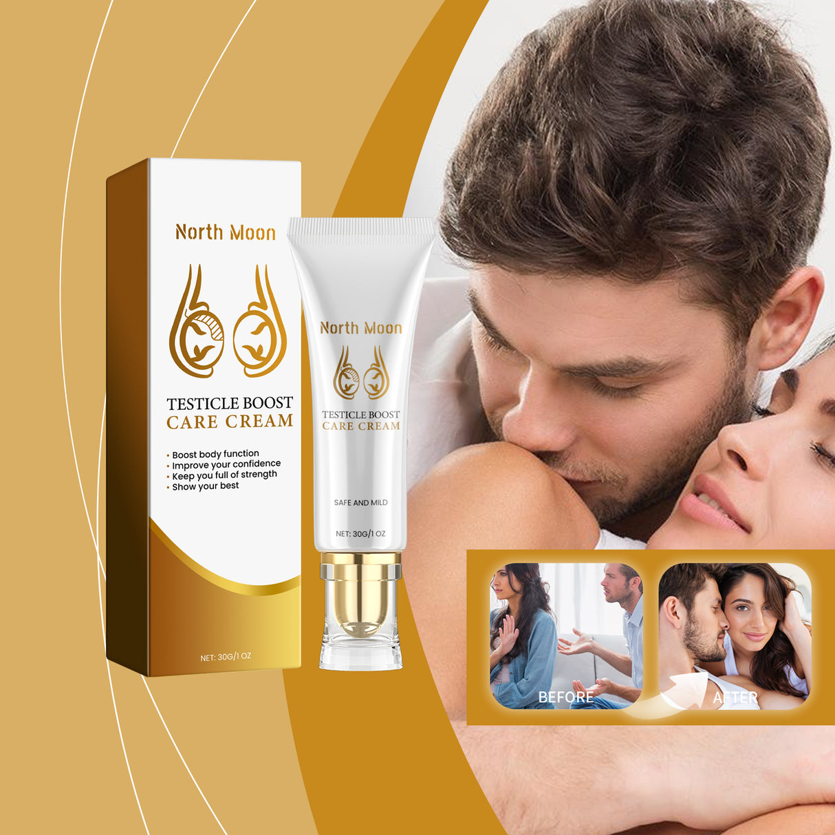 Male Vitality Care Cream Plant Extract Essential Oil Protects Male Vitality Lasting Endurance - V.I.P Digital Presence