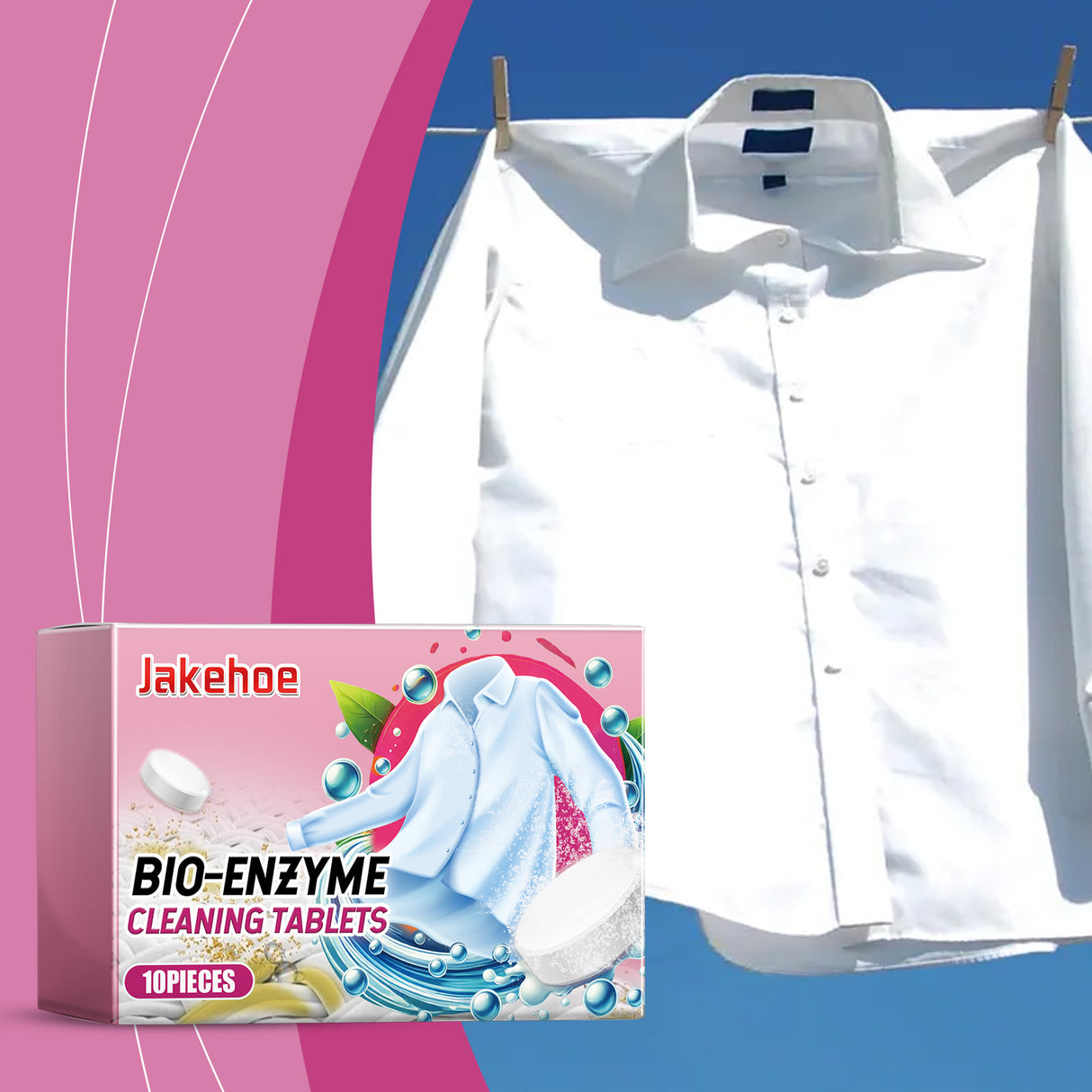 Clothing Decontamination Effervescent Tablet Biological Enzyme Explosion Salt Household Clothing Decontamination Decontamination Stain Leave Fragrance Cleaning - V.I.P Digital Presence