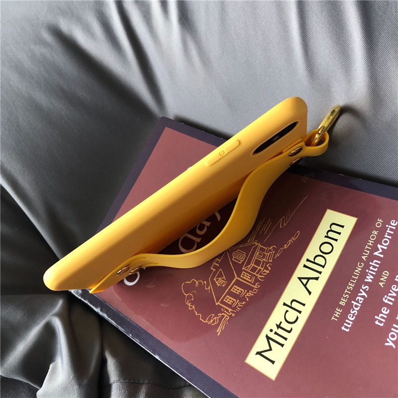 Plain Case Grip Strap For iPhone X 6s 6 8 Plus 7 Kickstand Holder Finger Ring Purple Matte Soft Silicon Capa - V.I.P Digital Presence