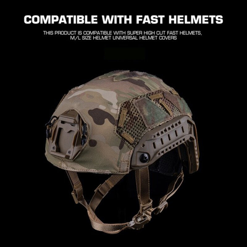 FAST SF Ultra-high Cut Camouflage Helmet Cover (Medium Size, M) - V.I.P Digital Presence