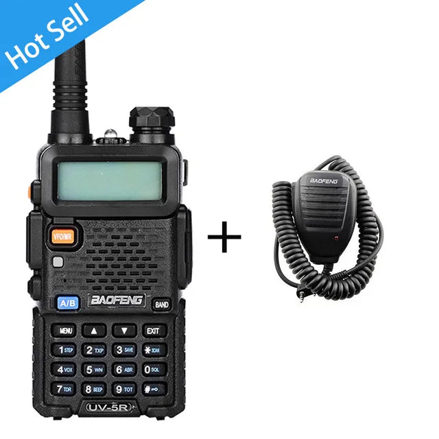 BaoFeng UV-5R Walkie Talkie Professional CB Radio Baofeng UV5R Transceiver 128CH 5W VHF&UHF Handheld UV 5R For Hunting Radio - V.I.P Digital Presence
