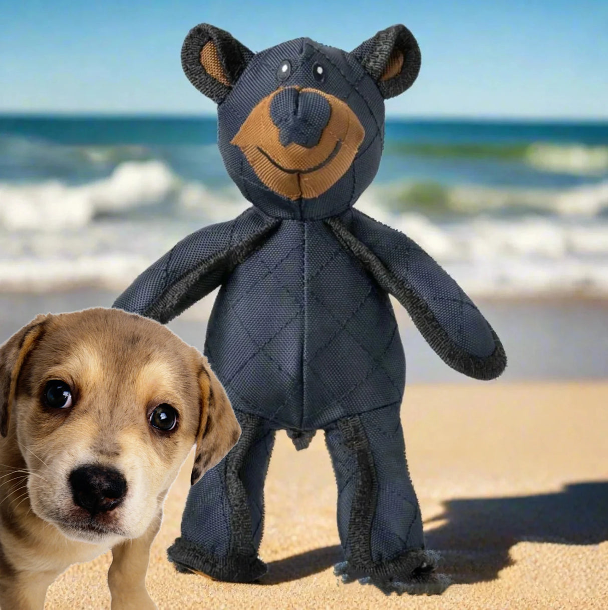 Mighty Bear Pet Soundmaking Toy Plush Interactive Dog Toy Grinding Cleaning Teeth Anti Bite Abreact Plaything Bear Pets Supplies - V.I.P Digital Presence