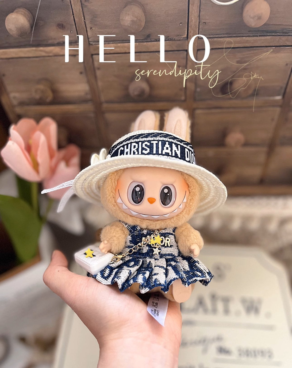 Clothing Accessories Compatible with Labubu Dolls Mario Mushroom Princess Cute