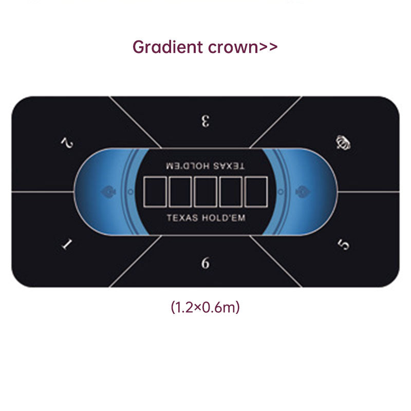 Dezhou playing card pad tablecloth table cushion square round chip rubber cushion playing card table top cushion