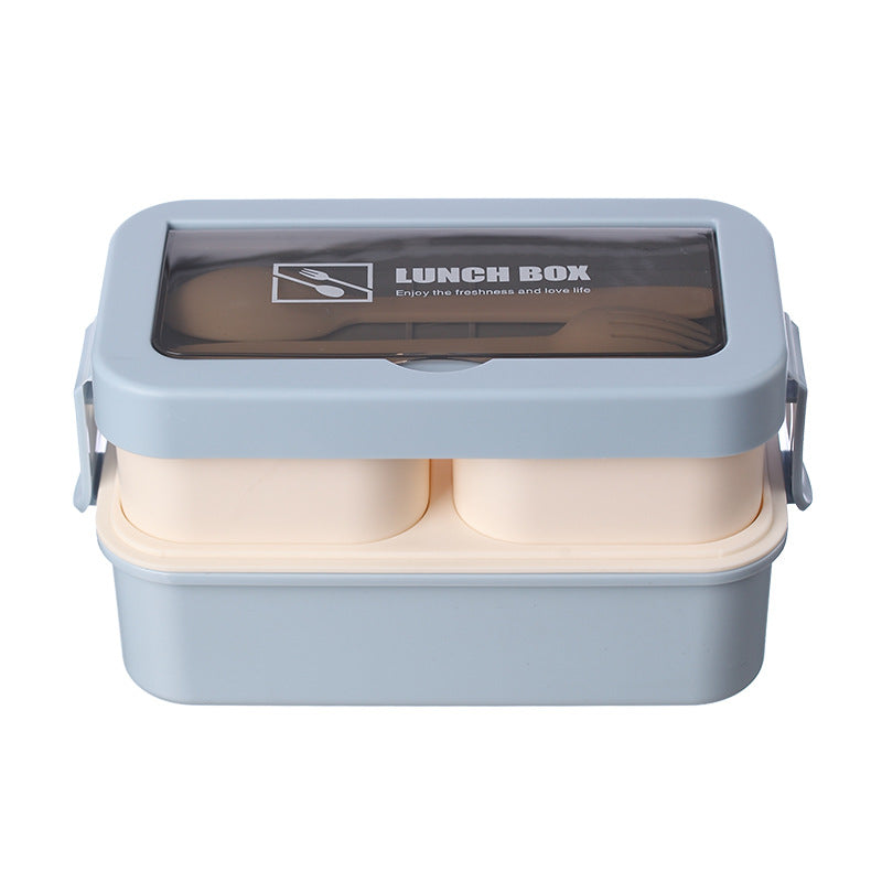 Stylish and simple microwaveable double-layered lunch box for storing lunch boxes - V.I.P Digital Presence